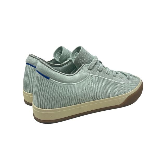 Rothy's The Lace Up Sneaker Shoes Knit Spearmint Light Green Size US 7 - Picture 8 of 14